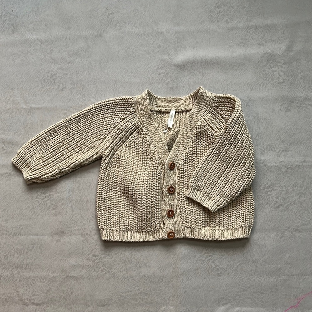 Wild Wawa Cardigan 100% Cotton, 18-24 mo., Unisex EUC